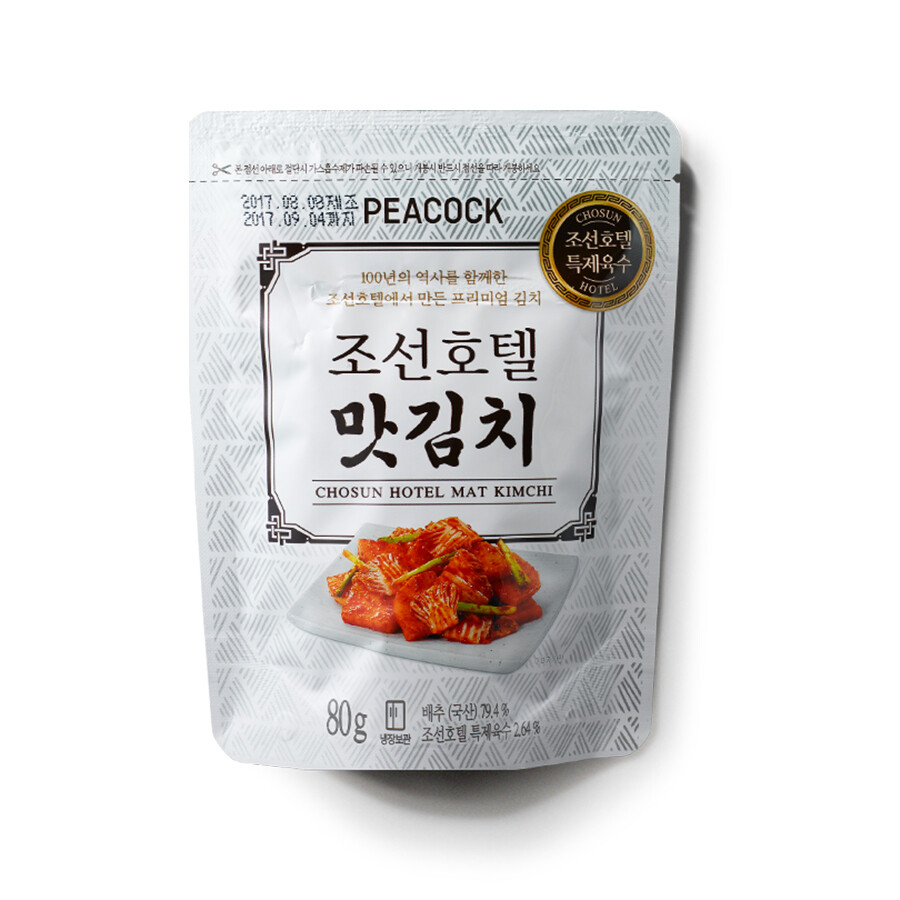 피코크] 조선호텔 맛 김치 800G (80G×10개)